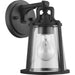 Benton Harbor One Light Wall Lantern in Black