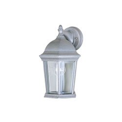 Builder Cast 1 Light 12" Outdoor Wall Lantern in Pewter