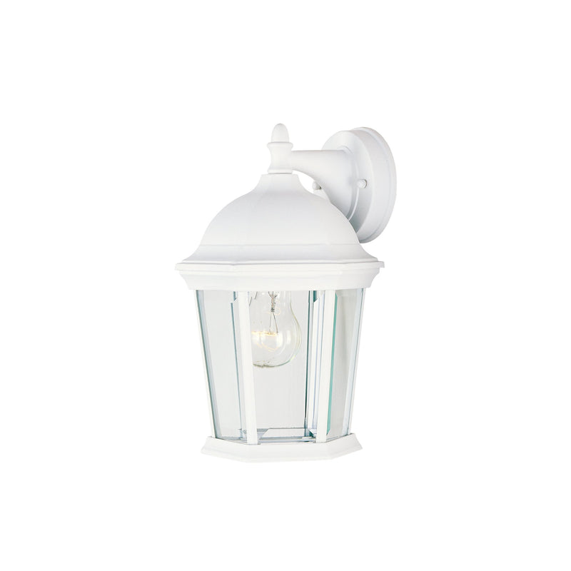 Builder Cast 1 Light 12" Outdoor Wall Lantern in White