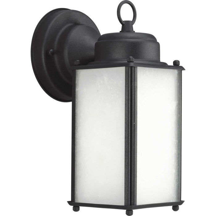 Roman Coach One Light Wall Lantern in Black
