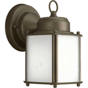 Roman Coach One Light Wall Lantern in Antique Bronze