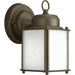 Roman Coach One Light Wall Lantern in Antique Bronze