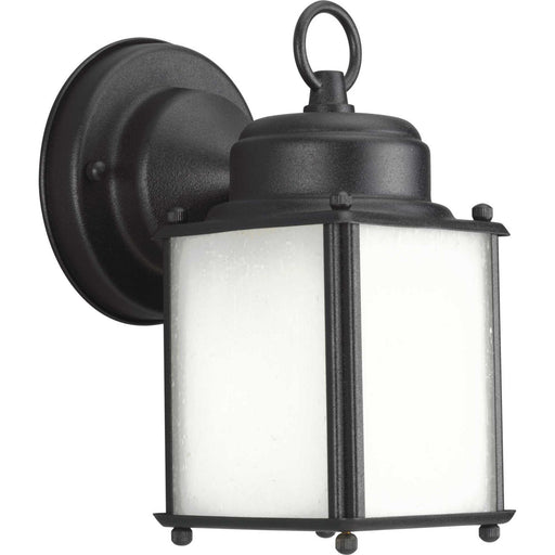 Roman Coach One Light Wall Lantern in Black