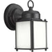 Roman Coach One Light Wall Lantern in Black