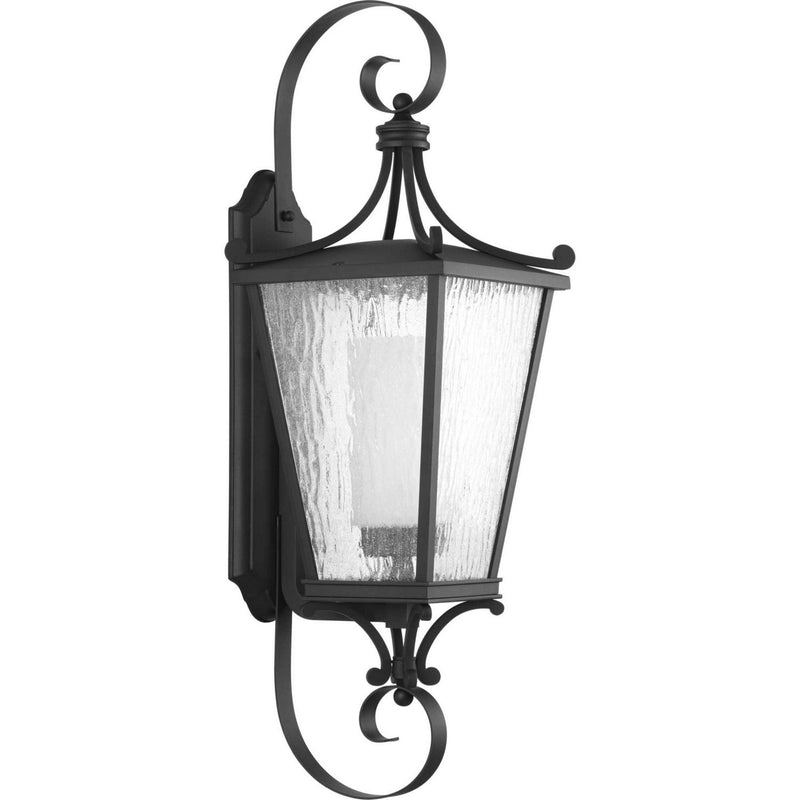 Cadence Outdoor Wall Lantern in Black