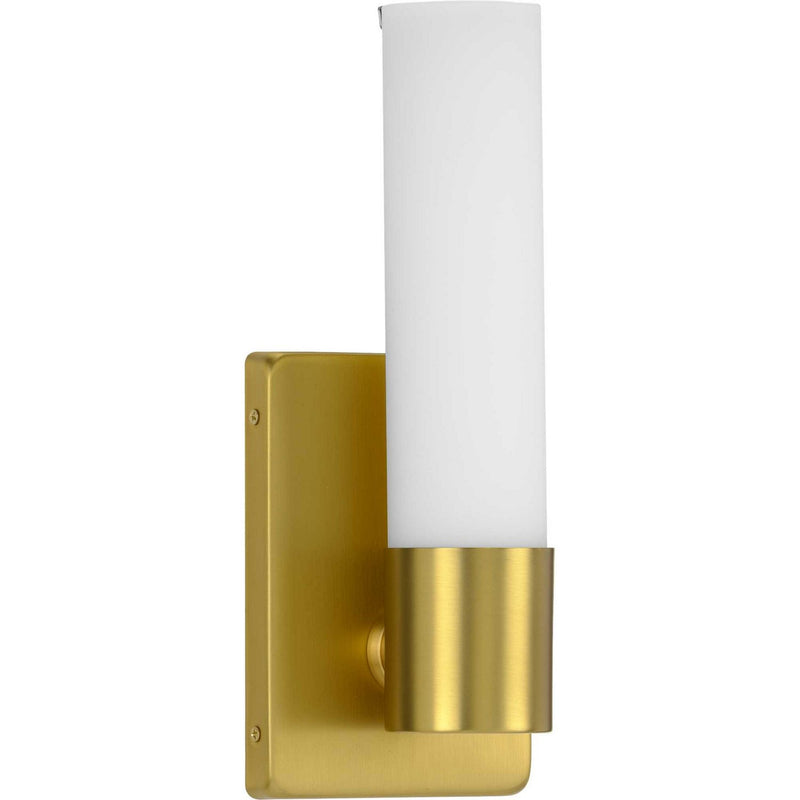 Blanco LED Bath Sconce in Satin Brass