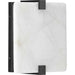 Led Alabaster Stone LED Wall Sconce in Black