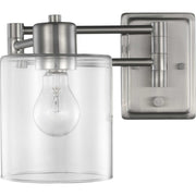 Milner Swing Arm Wall Lamp in Brushed Nickel