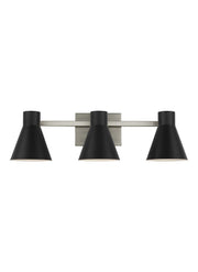 Towner 3-Light Bath Vanity Light in Brushed Nickel