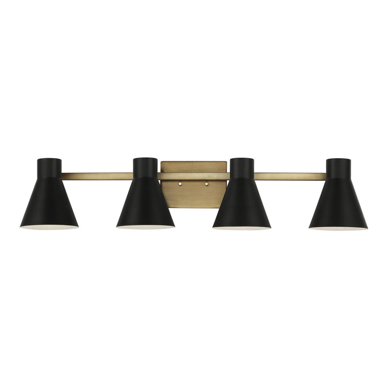 Towner 4-Light Bath Vanity Light in Satin Brass