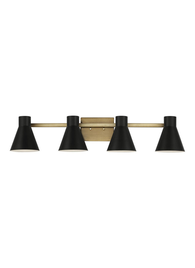 Towner 4-Light Bath Vanity Light in Satin Brass