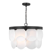 Mellita 6-Light Small Pendant in Midnight Black