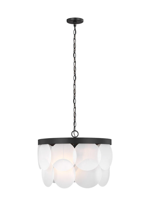 Mellita 6-Light Small Pendant in Midnight Black