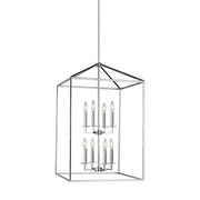 Perryton 19" 8-Light Foyer Pendant in Chrome
