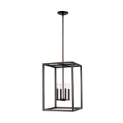 Moffet Street 4-Light Chandelier in Bronze
