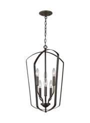 Romee 6-Light Chandelier in Bronze
