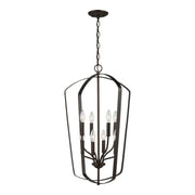 Romee 8-Light Foyer Pendant in Bronze