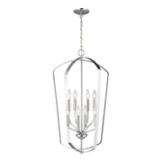 Romee 8-Light Foyer Pendant in Brushed Nickel
