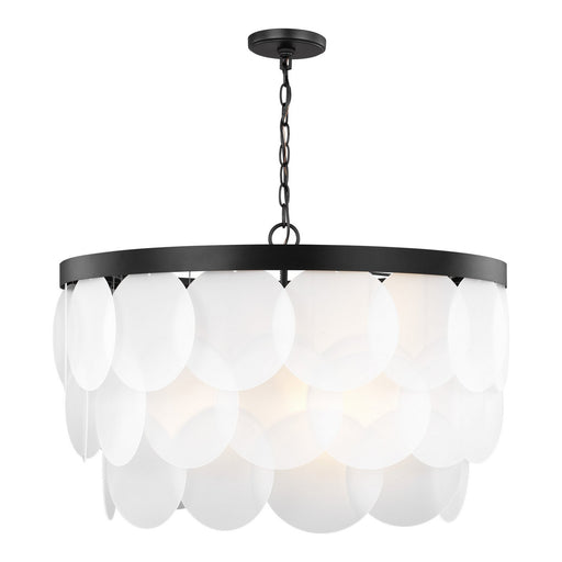 Mellita 8-Light Medium Pendant in Midnight Black