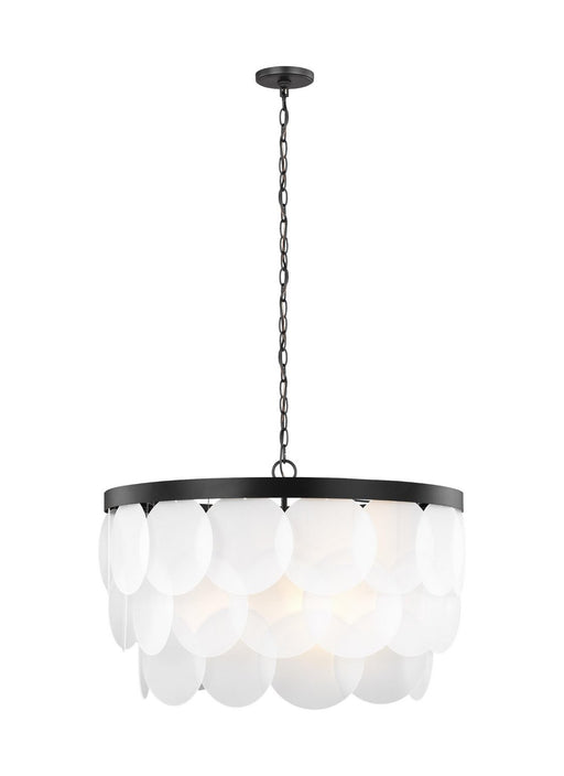Mellita 8-Light Medium Pendant in Midnight Black