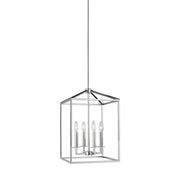 Perryton 12" 4-Light Foyer Pendant in Chrome