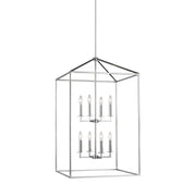 Perryton 22" 8-Light Foyer Pendant in Chrome