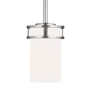 Robie Mini Pendant in Brushed Nickel