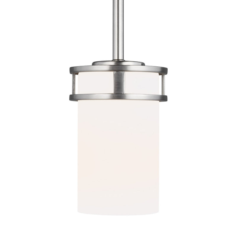 Robie Mini Pendant in Brushed Nickel