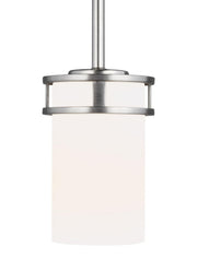 Robie Mini Pendant in Brushed Nickel