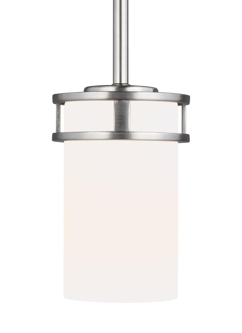 Robie Mini Pendant in Brushed Nickel