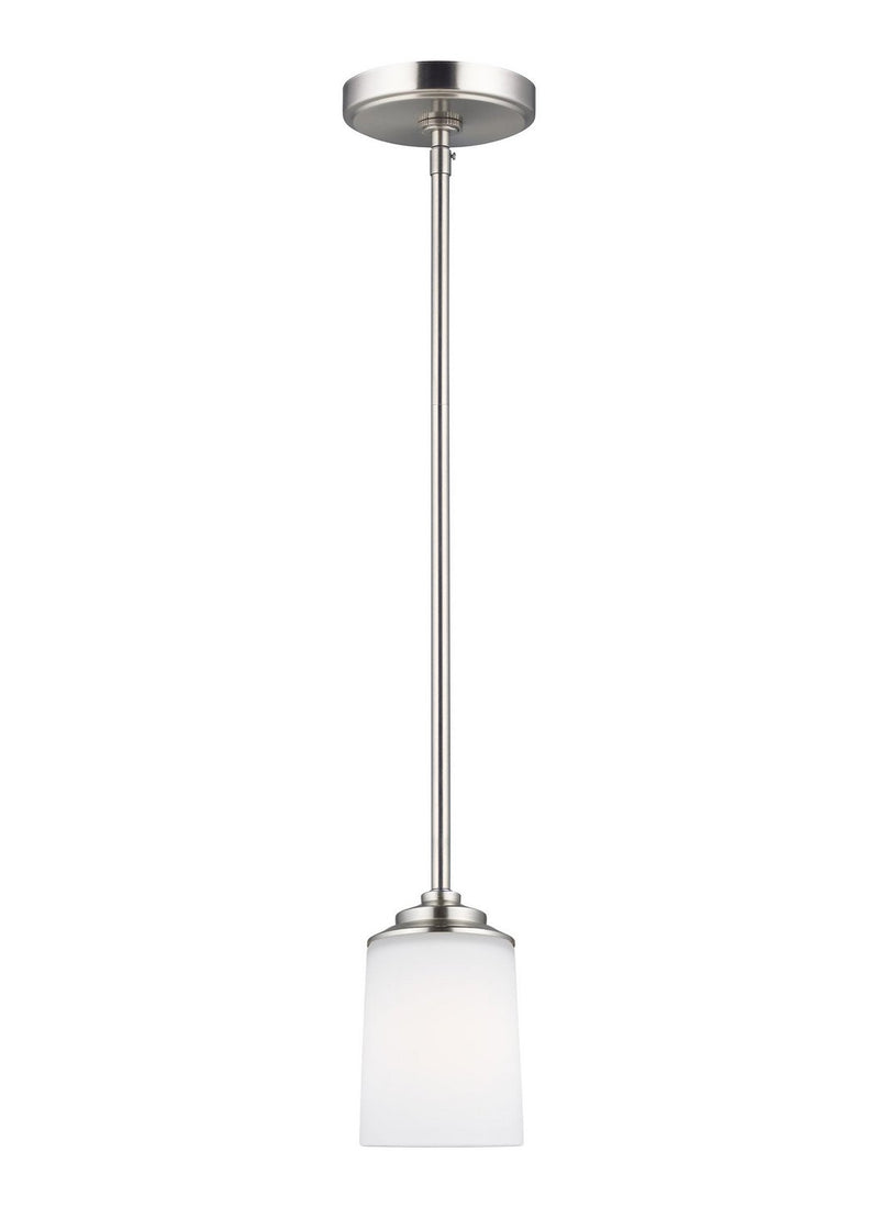 Kemal Mini Pendant in Brushed Nickel