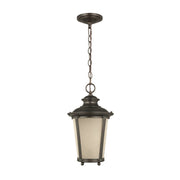 Cape May Outdoor Lantern Pendant in Burled Iron