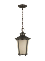 Cape May Outdoor Lantern Pendant in Burled Iron