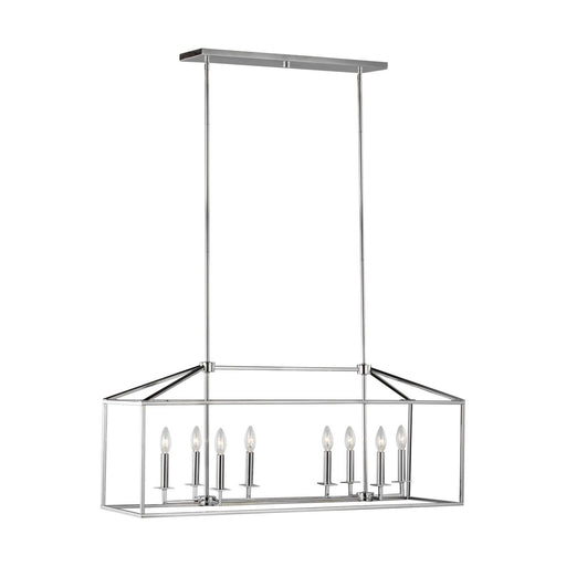 Perryton 8-Light Island Chandelier in Chrome
