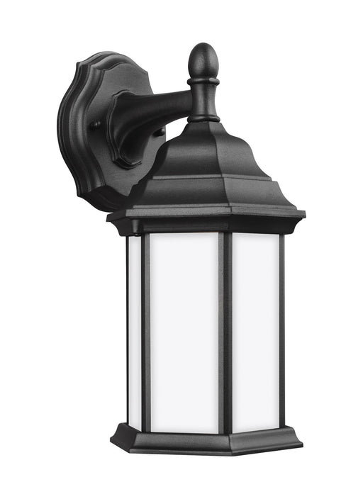 Sevier One Light Outdoor Wall Lantern in Black