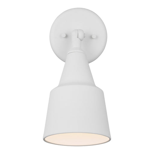 Flood Light Outdoor Wall Sconce in White