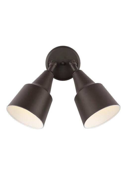 Flood Light Two Light Adjustable Swivel Flood Light in Antique Bronze