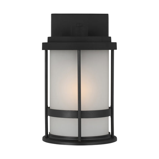 Wilburn Small Outdoor Wall Lantern 8590901 in Black