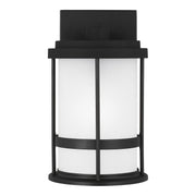 Wilburn Small Outdoor Wall Lantern 8590901D in Black