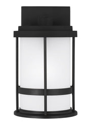 Wilburn Small Outdoor Wall Lantern 8590901D in Black