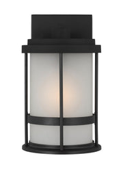 Wilburn Small Outdoor Wall Lantern 8590901 in Black