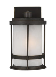 Wilburn Small Outdoor Wall Lantern 8590901 in Antique Bronze