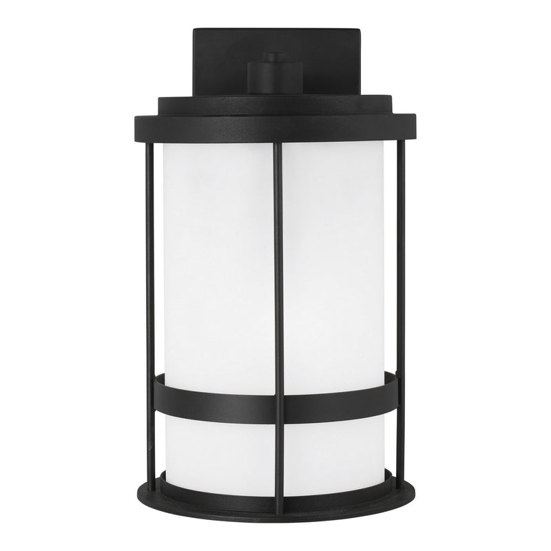 Wilburn Medium Outdoor Wall Lantern 8690901D in Black