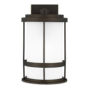 Wilburn Medium Outdoor Wall Lantern 8690901D in Antique Bronze