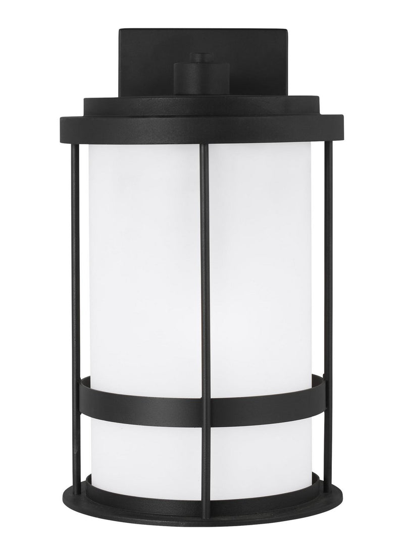 Wilburn Medium Outdoor Wall Lantern 8690901D in Black