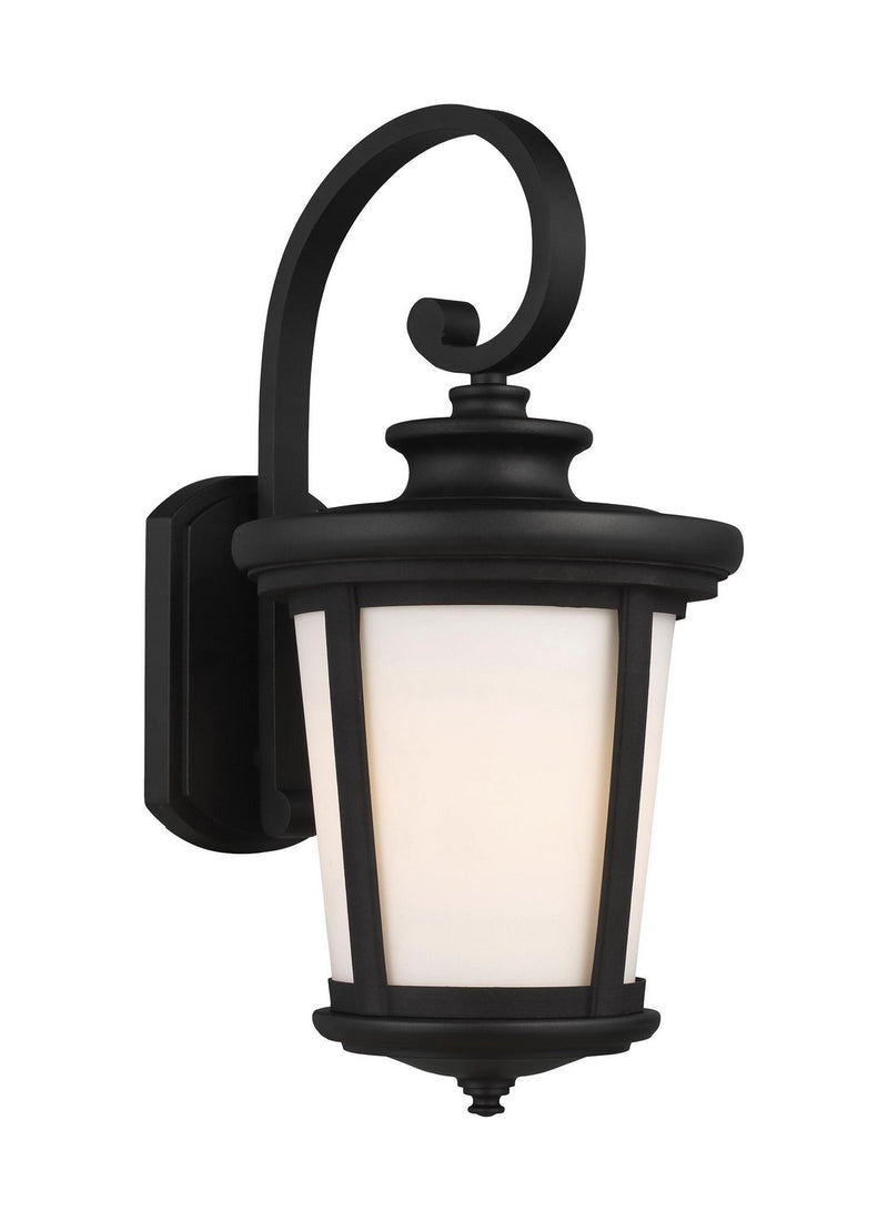 Eddington 10" Outdoor Wall Lantern in Black