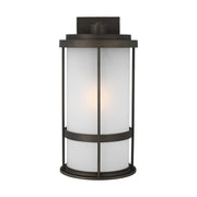 Wilburn Large Outdoor Wall Lantern 8790901 in Antique Bronze