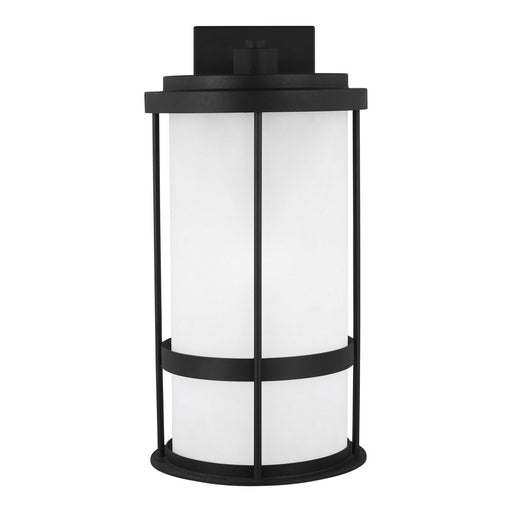 Wilburn Large Outdoor Wall Lantern 8790901D in Black