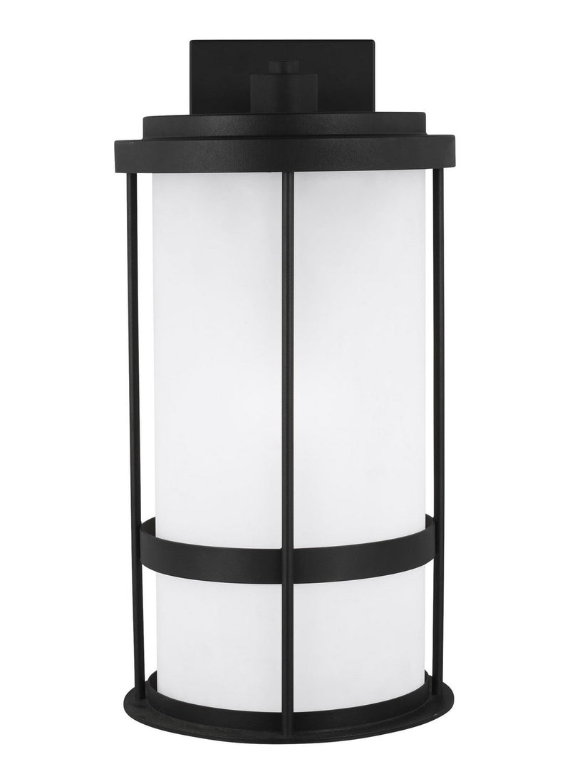 Wilburn Large Outdoor Wall Lantern 8790901D in Black