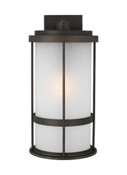 Wilburn Large Outdoor Wall Lantern 8790901 in Antique Bronze